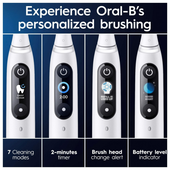 Электрическая зубная щетка Oral-B iO Series 9s (387224), White в Махачкале