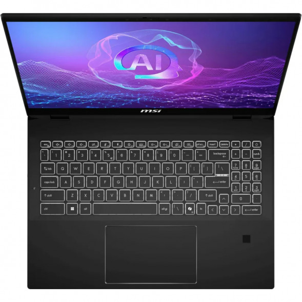 Ноутбук трансформер MSI Summit Pro 16 AI A2HVETG-084RU (16&amp;quot;, IPS, Intel Core Ultra 9 285H 2.9ГГц, 16 ядер, 32ГБ LPDDR5, 1ТБ SSD, NVIDIA GeForce RTX 4050 - 6 ГБ, Windows 11 Pro), черный в Махачкале