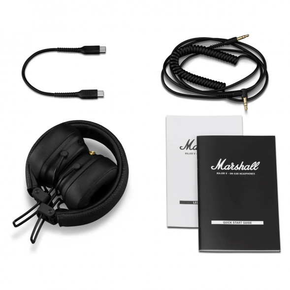 Беспроводные наушники Marshall Major V, чёрный в Махачкале