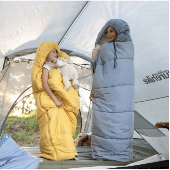 Спальный мешок Naturehike C180 (190x75см), желтый в Махачкале