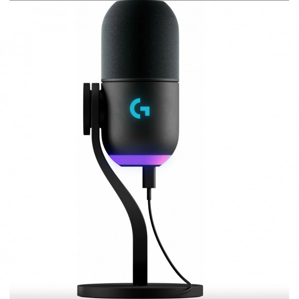 Микрофон Logitech Yeti GX (988-000569), черный в Махачкале
