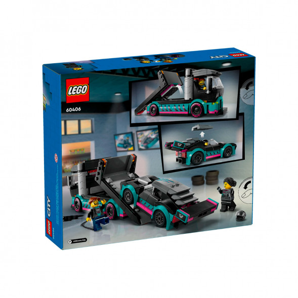 Конструктор LEGO City 60406 Гоночный автомобиль и автовоз в Махачкале
