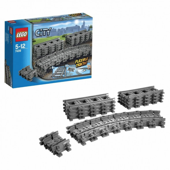 Конструктор LEGO City Trains 7499 Гибкие пути в Махачкале
