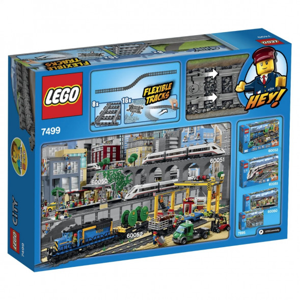 Конструктор LEGO City Trains 7499 Гибкие пути в Махачкале