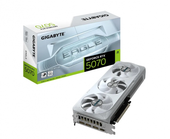 Видеокарта Gigabyte RTX 5070 EAGLE OC ICE SFF 12G, 12 Гб GDDR7 в Махачкале