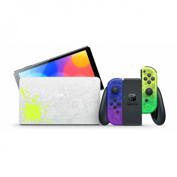 Игровая приставка Nintendo Switch OLED 64 ГБ, Splatoon 3 Edition в Махачкале