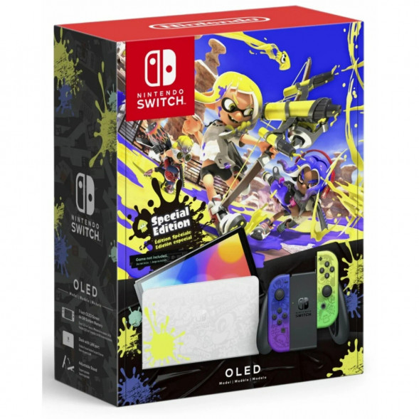 Игровая приставка Nintendo Switch OLED 64 ГБ, Splatoon 3 Edition в Махачкале