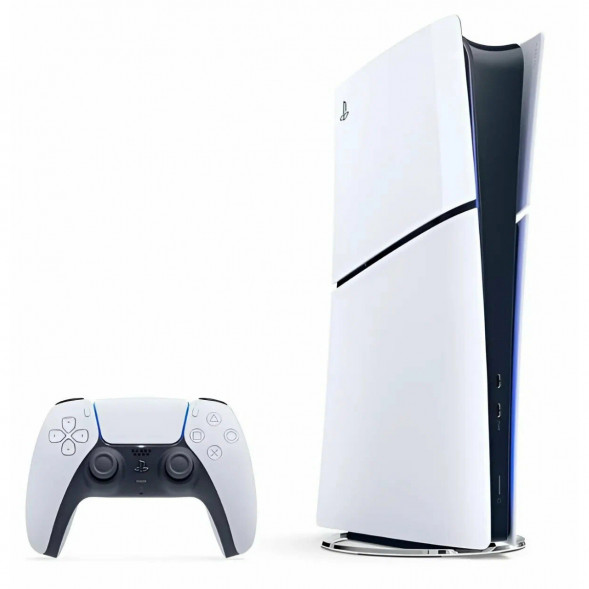 Игровая приставка Sony PlayStation 5 Slim 825 ГБ без дисковода, белый в Махачкале