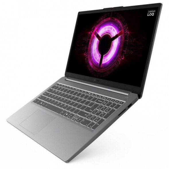 Ноутбук Lenovo LOQ 15ARP10E (83S0007FUS) (15.6&amp;quot;, IPS, AMD Ryzen 7 170 3.2 ГГц, 8 ядер, 16 ГБ DDR5, SSD 512 ГБ, NVIDIA  GeForce RTX 4050 - 6 ГБ, Windows 11 Home), серый в Махачкале