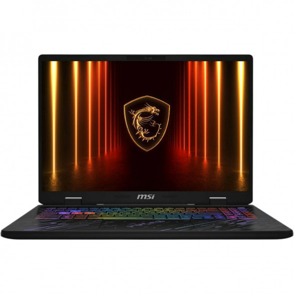 Ноутбук игровой MSI Pulse A16 AI+ C3HWGKG-030XRU (16&amp;quot;, IPS, AMD Ryzen AI 7 350 2ГГц, 8 ядер, 32ГБ DDR5, 1ТБ SSD, NVIDIA GeForce RTX 5070, TGP 115Вт, FreeDOS) черный в Махачкале