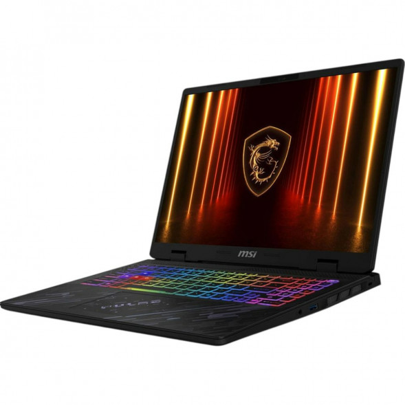 Ноутбук игровой MSI Pulse A16 AI+ C3HWGKG-030XRU (16&amp;quot;, IPS, AMD Ryzen AI 7 350 2ГГц, 8 ядер, 32ГБ DDR5, 1ТБ SSD, NVIDIA GeForce RTX 5070, TGP 115Вт, FreeDOS) черный в Махачкале