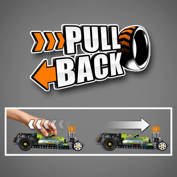 Конструктор LEGO Technic 42103 Драгстер в Махачкале