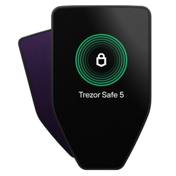 Аппаратный криптокошелек Trezor Safe 5, Violet Ore в Махачкале