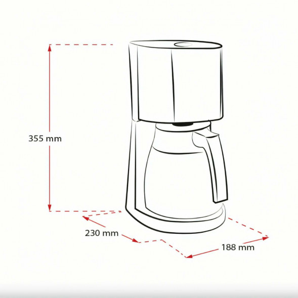 Кофеварка капельная Melitta Enjoy Top Therm, черная в Махачкале