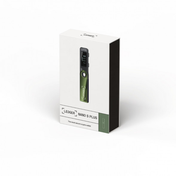 Криптокошелек Ledger Nano S Plus 1 шт., Oxidate Green в Махачкале