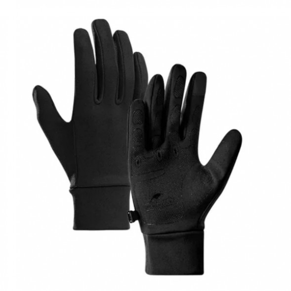 Перчатки сенсорные спортивные Naturehike Outdoor Full Touch GL10 (черный, L) в Махачкале