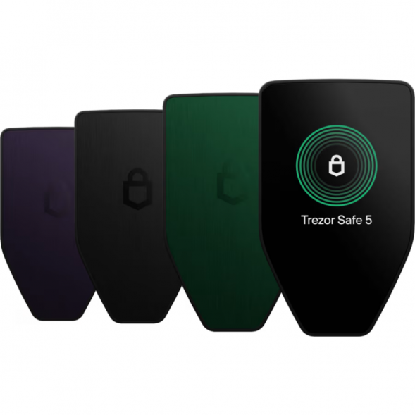 Аппаратный криптокошелек Trezor Safe 5, Green Beryl в Махачкале