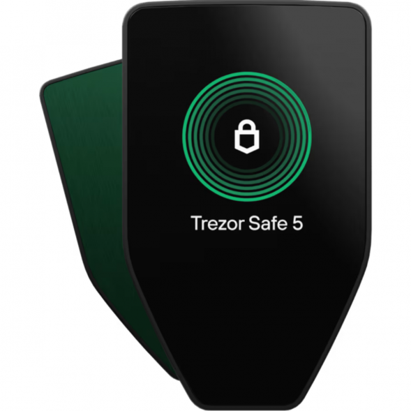 Аппаратный криптокошелек Trezor Safe 5, Green Beryl в Махачкале