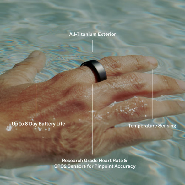 Умное кольцо Oura Ring 4 (размер 13), Розовое золото/Rose Gold в Махачкале