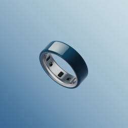 Умное кольцо Oura Ring 4 Ceramic (размер 12), Темная ночь/Midnight