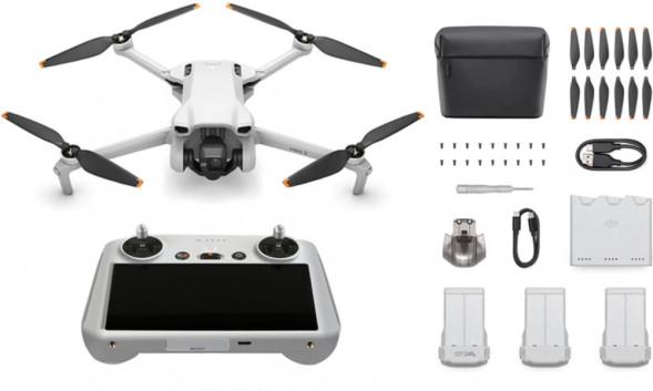 Квадрокоптер DJI Mini 3 Fly More Combo Plus (DJI RC) в Махачкале