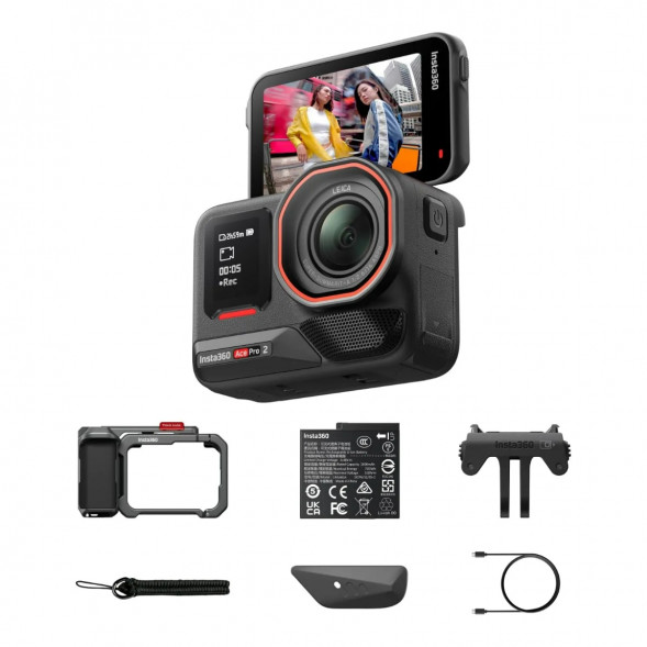 Экшн-камера Insta360 Ace Pro 2 Single Battery Xplorer Bundle, Gray в Махачкале