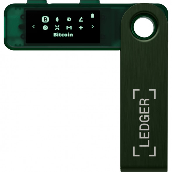 Криптокошелек Ledger Nano S Plus 1 шт., Emerald Green в Махачкале