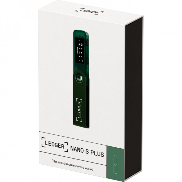 Криптокошелек Ledger Nano S Plus 1 шт., Emerald Green в Махачкале