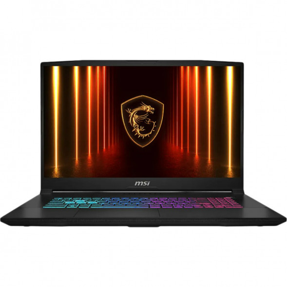 Ноутбук MSI Katana 17 HX B14WGK-274XRU (17.3&amp;quot;, IPS, Intel Core i7 14650HX 2.2ГГц, 16 ядер, 32ГБ DDR5, 1ТБ SSD, NVIDIA GeForce RTX 5070 - 8 ГБ, TGP 115Вт, без ОС), черный в Махачкале