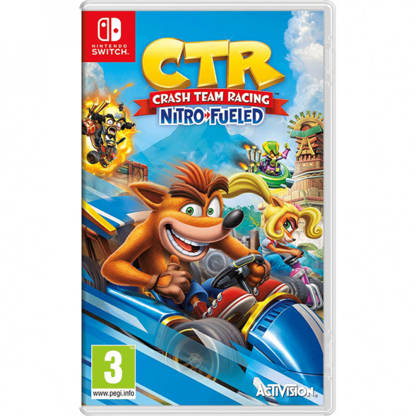 Игра Crash Team Racing Nitro-Fueled для Nintendo Switch, картридж в Махачкале
