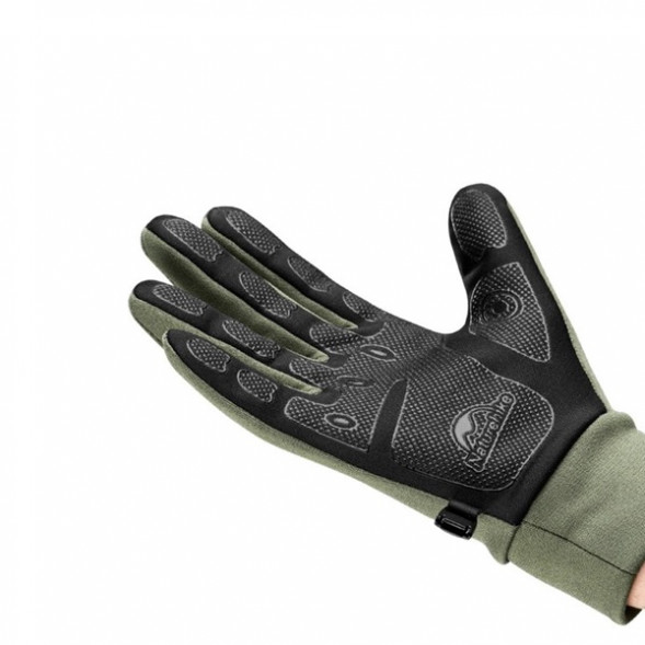 Перчатки сенсорные спортивные Naturehike Outdoor Full Touch GL10 (серый, L) в Махачкале