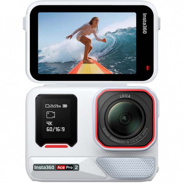 Экшн-камера Insta360 Ace Pro 2 Single Battery Xplorer Bundle, Arctic White в Махачкале