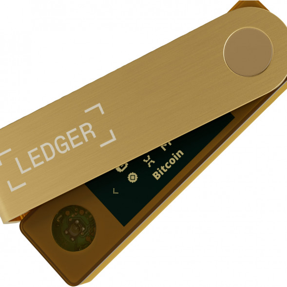 Аппаратный криптокошелек Ledger Nano X, Gold в Махачкале