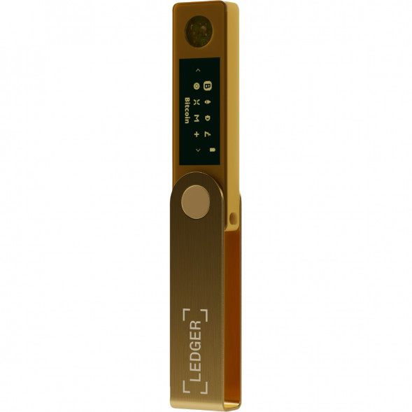 Аппаратный криптокошелек Ledger Nano X, Gold в Махачкале