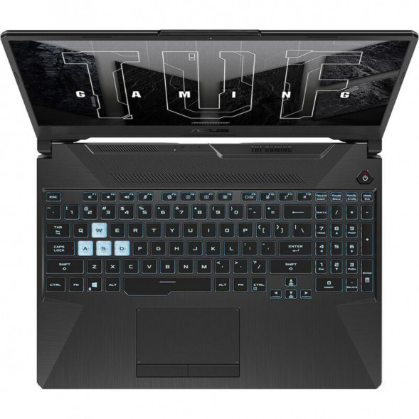 Ноутбук ASUS TUF Gaming A15 FA506NCG-HN199W (15.6&amp;quot;, IPS, AMD Ryzen 7 7445HS 3.2 ГГц, 6 ядер, 16 ГБ DDR5, SSD 512 ГБ, GeForce RTX 3050, Windows 11 Home), черный в Махачкале