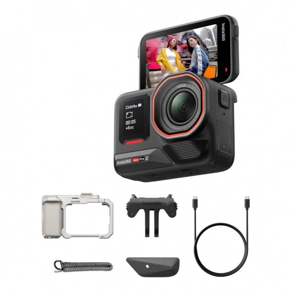 Экшн-камера Insta360 Ace Pro 2 Single Battery Xplorer Bundle, Silver в Махачкале