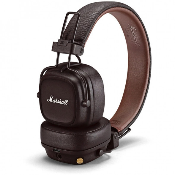 Беспроводные наушники Marshall Major IV, коричневый в Махачкале