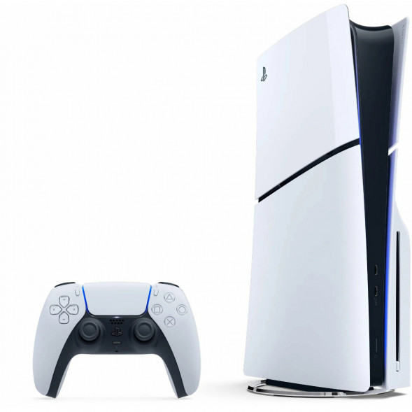 Игровая приставка Sony PlayStation 5 Slim 1TB с дисководом, белый в Махачкале