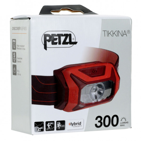Налобный фонарь Petzl Tikkina E060AA03, красный в Махачкале