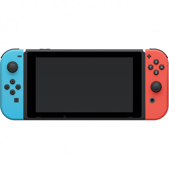 Игровая приставка Nintendo Switch OLED 64 ГБ, неоновый синий/неоновый красный в Махачкале