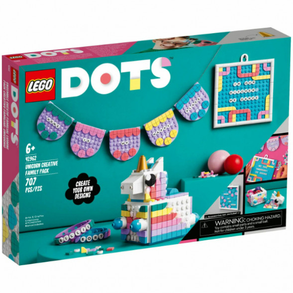 Конструктор LEGO DOTS 41962 Творческий семейный набор «Единорог» в Махачкале