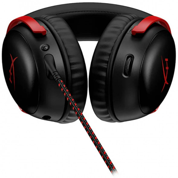 Компьютерная гарнитура HyperX Cloud III проводная, чёрный/красный в Махачкале