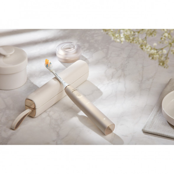Звуковая зубная щетка Philips Sonicare 9900 Prestige HX9992, золотистое шампанское в Махачкале