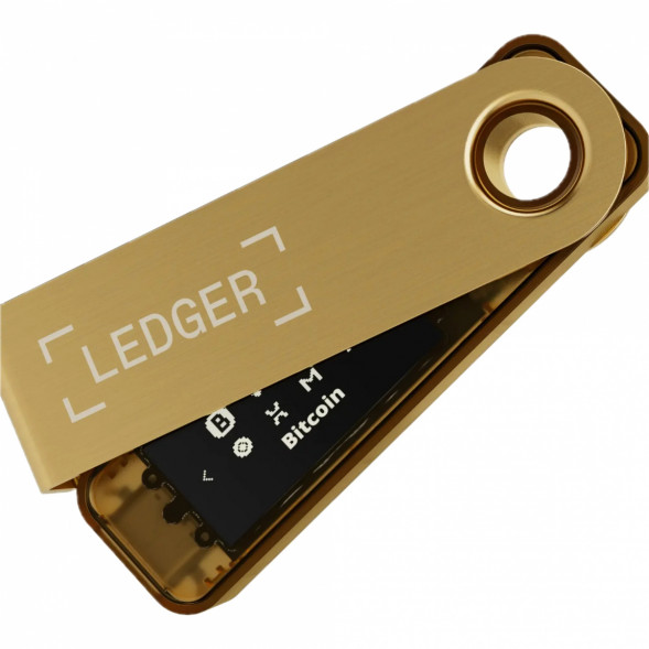 Криптокошелек Ledger Nano S Plus 1 шт., золотой в Махачкале
