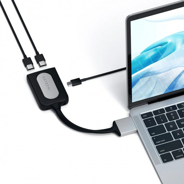 Адаптер Satechi USB-C Dual 4K HDMI Adapter (2xHDMI, USB Type-C) в Махачкале