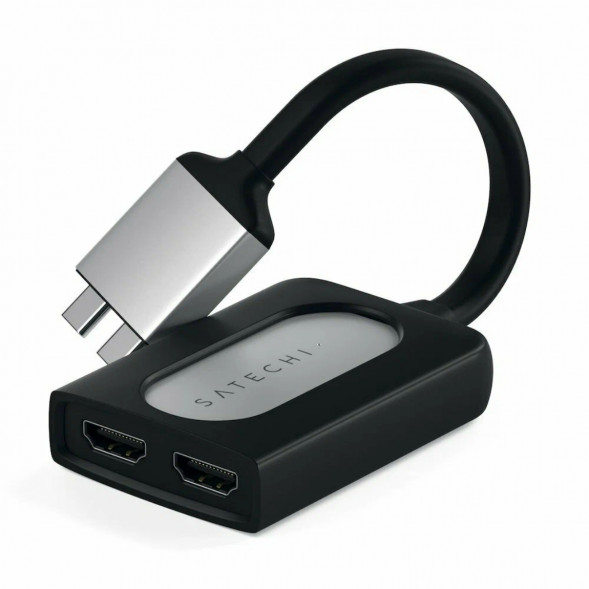 Адаптер Satechi USB-C Dual 4K HDMI Adapter (2xHDMI, USB Type-C) в Махачкале