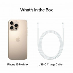 Смартфон Apple iPhone 16 Pro Max (nano SIM+eSIM) 512ГБ, Desert Titanium