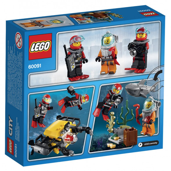 Конструктор LEGO City Deep Sea Explorers 60091 Исследование морских глубин в Махачкале