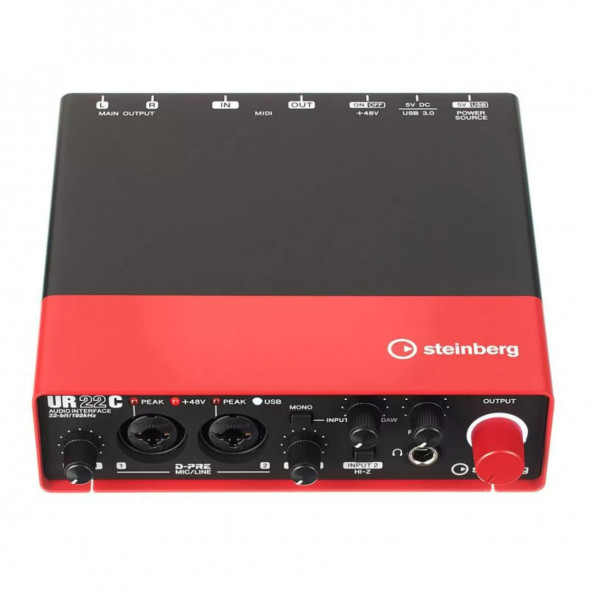 Аудиоинтерфейс Steinberg UR22C, Red в Махачкале