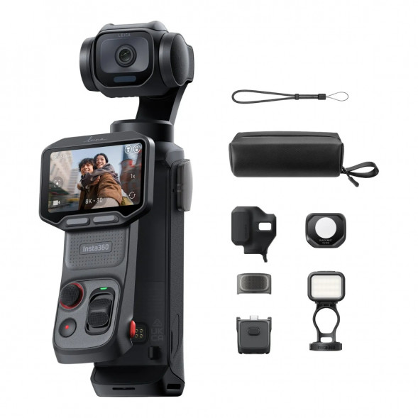 Экшн-камера Insta360 Luna Pro Fill Light Bundle, Cosmic Black в Махачкале